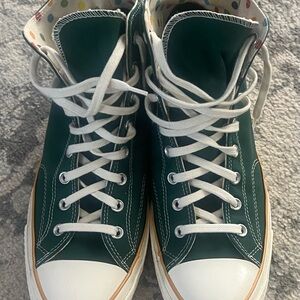 Converse Green High-Top Sneakers